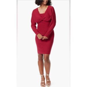 NWT Sam Edelman 2-in-1 sweater & dress set holiday party Valentine's Day medium